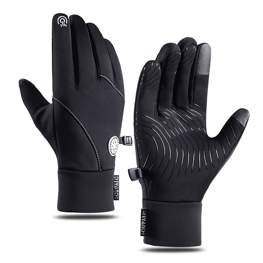 Autumn and winter warm gloves for men and women, cold-proof touch screen cycling gloves, windproof and non-slip outdoor sports cycling and skiing gloves