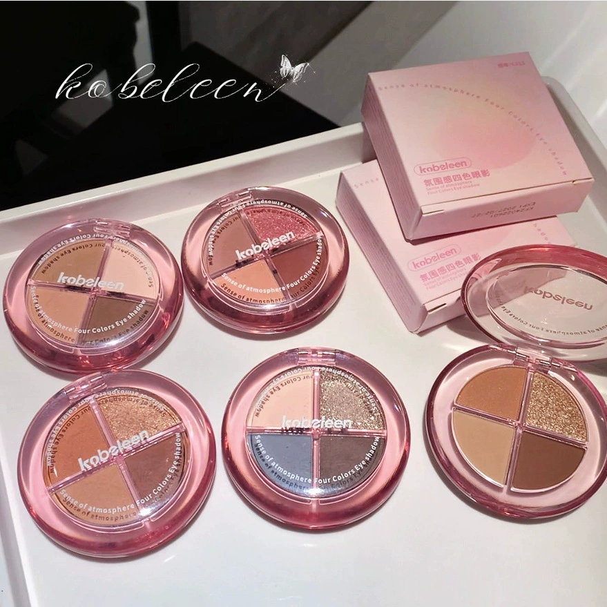 Палетка теней для век Atmospheric matte из четырёх цветов, тени для век, четыре цвета