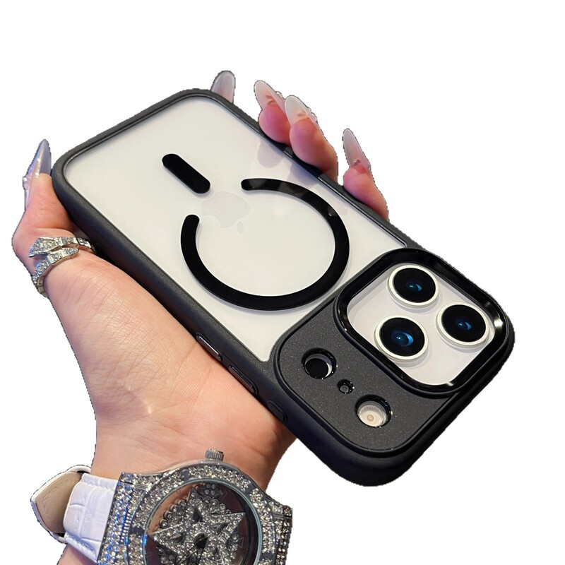 新款适用iPhone17promax手机壳金盾磁吸苹果16金属按键防摔保护套|undefined