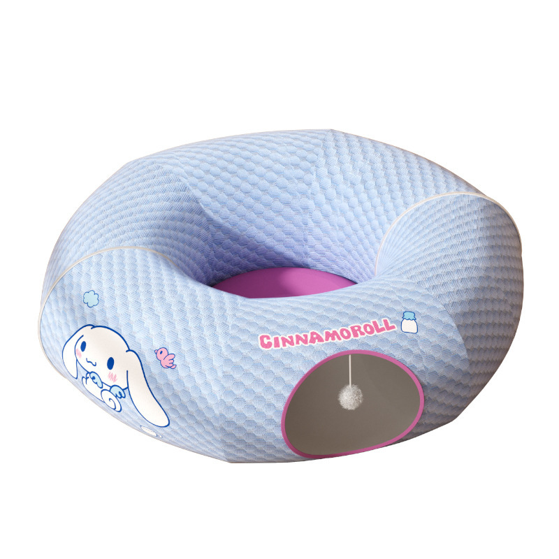 Verano frío túnel de cachorro de cachorro refugio casa de seguridad para jugar y dormir una casa de gatos ventilado cerrado nido de mascotas image 5