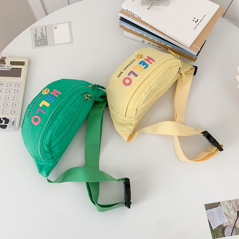 Cute, Fashionable, and Stylish Children's Chest Bag for Summer Outings, Small Crossbody Bag for Kids, Snack and Wet Wipe Waist Bag for Girls