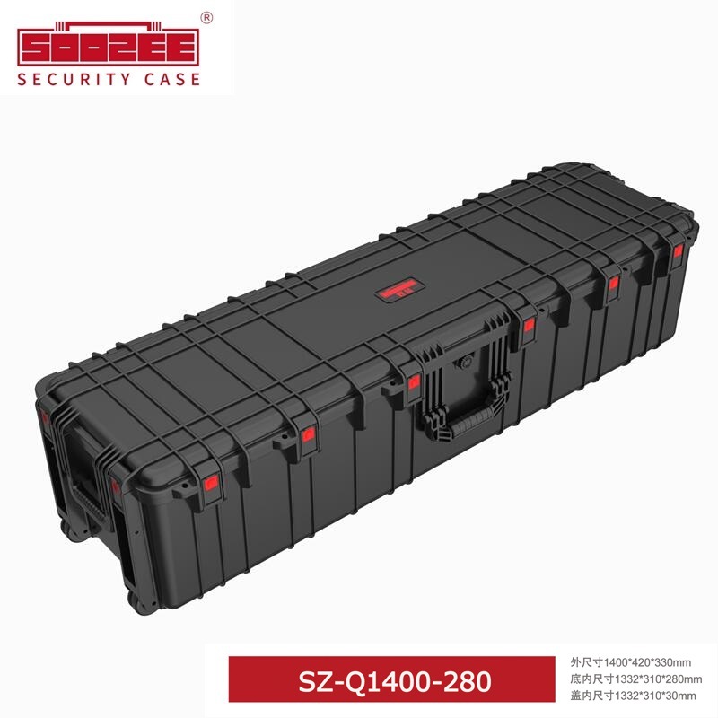 Shuanghe SZ-Q1400 - 280 caja de seguridad larga gruesa   Caja de instrumentos a prueba de agua y polvo