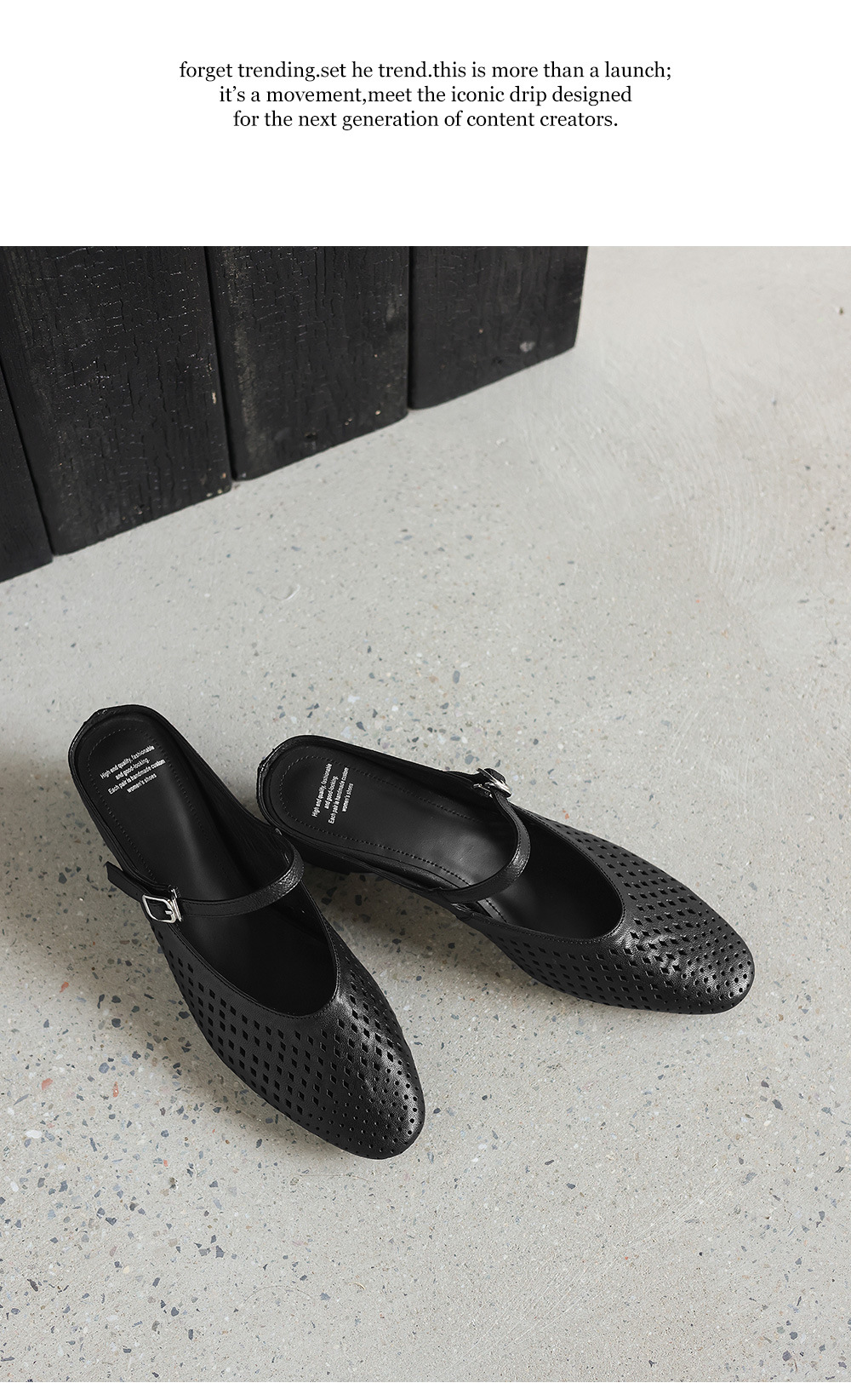 Sandal cao gót nữ hở mũi quai ngang gót 6 cm — đen chi tiết 25