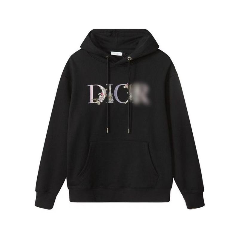 CD男女字母花卉秋冬连帽新款潮流宽松百搭卫衣上衣同款印花|undefined