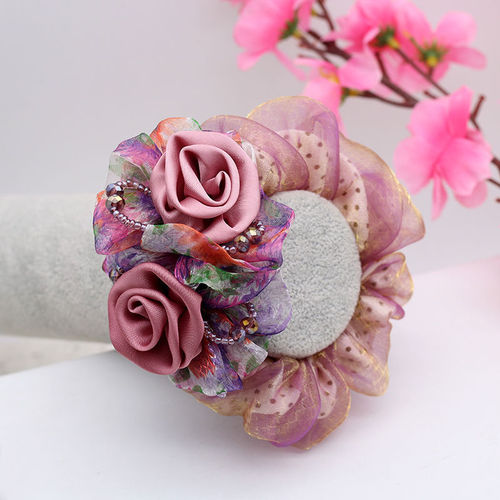 Head flower jewelry, headband, hairband, women's rubber band, adult Korean version, simple ponytail hair ball, hairband, hairband