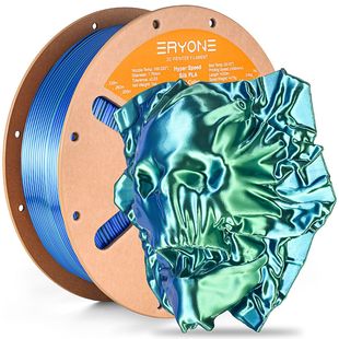 Eryone High Speed Pla Silk Double Color Blue&Green 1.75mm Filament