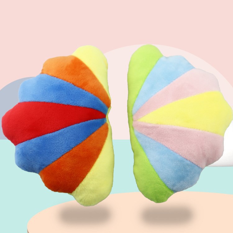 Perro de peluche de juguete de sonido variedad de frutas Navidad de dibujos animados animal gato de juguete suministros para mascotas en stock al por mayor