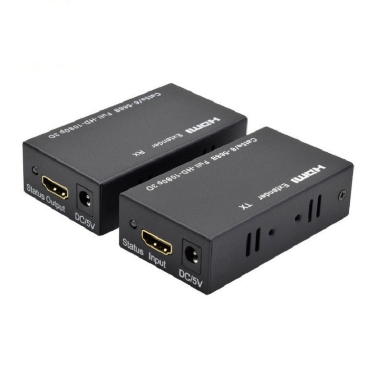 高清hdmi延长器60米hdmi单网线60米信号放大器HDMI转rj45 HDMI60M