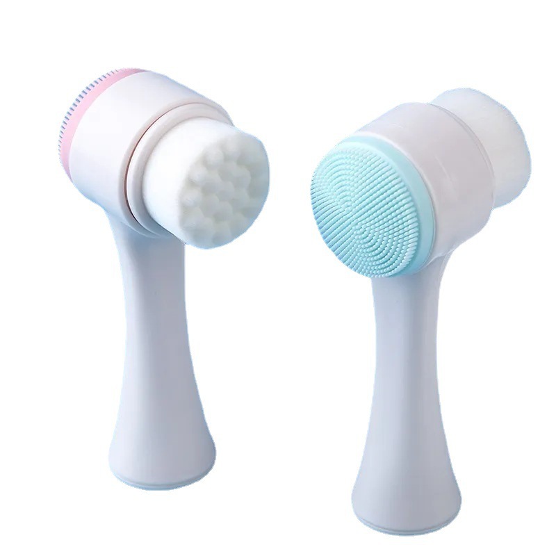 Double-sided soft silicone cleansing milk for face washing from…