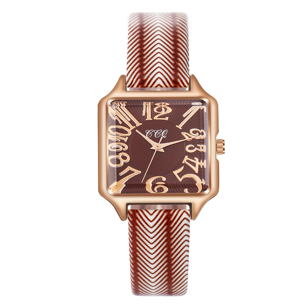 2024 Celebrità di Internet live streaming nuova cintura minimalista quadrante quadrato al quarzo scala digitale del tempo_voghion.com