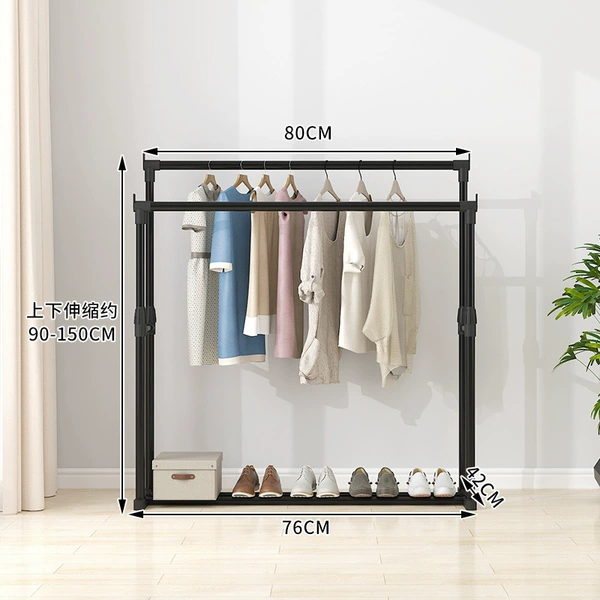 Double pole regular classic black