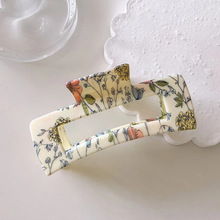 O 64215 Floral Hair Claw Clip �黨���㷢�п羳����ͨ����