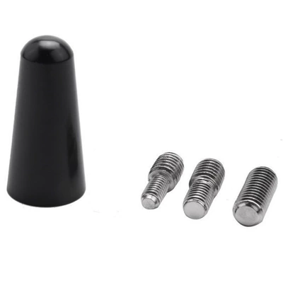 Cross-Border Hot-Selling Car Modification Aluminum Alloy Radio Short Antenna 3cm Universal Threaded Decoration (vehicle antenna) - black