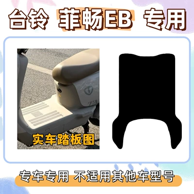 Special Wire Loop Wear-Resistant Electric | Electric vehicle foot mat - pure-black-without-pictures-taiwan-bell-feichang-eb
