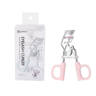 Eyelash Curler, handheld solar-style design, soft pad, beginner-friendly, mixed colors