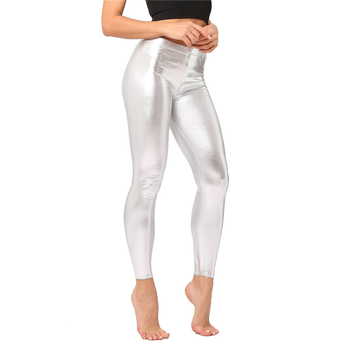 Women's Daily Party Bar Sexy Solid Color Ankle-Length Skinny Pants display picture 7