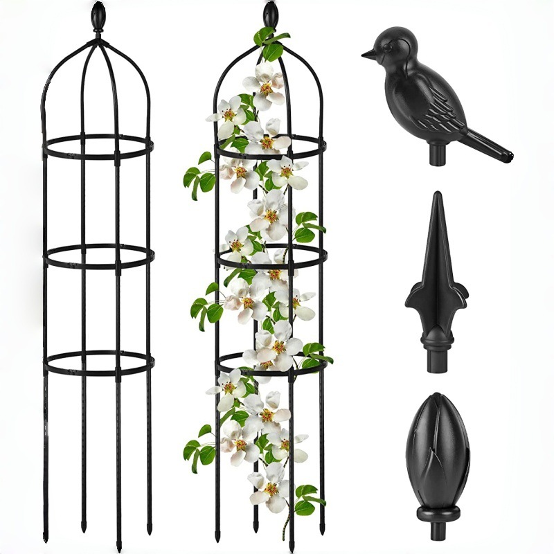 欧式爬藤花架月季蔷薇番茄攀爬架花园户外装饰园艺植物支架亚马逊