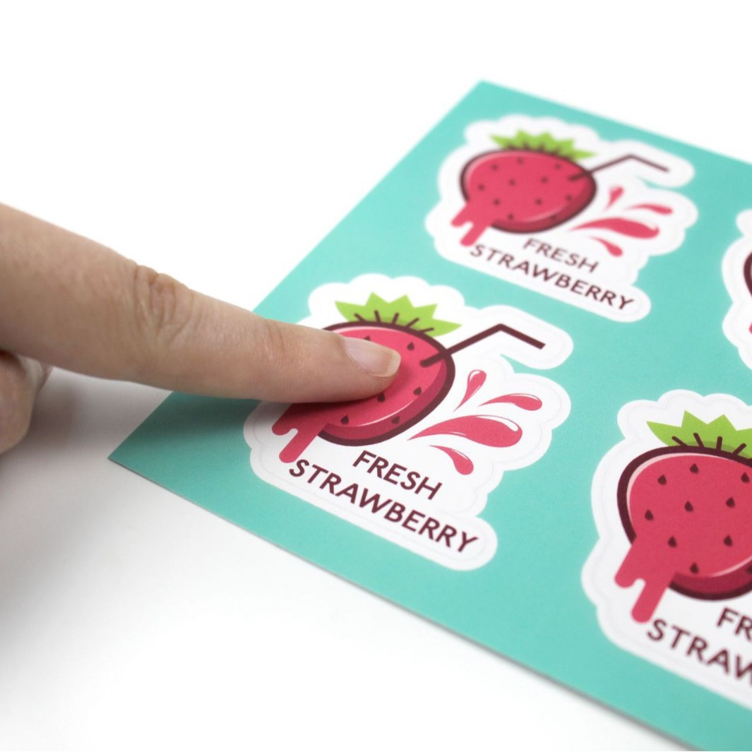 厂家供应香水味标签印刷香味识别贴纸印刷不干胶香味标贴纸卡通贴