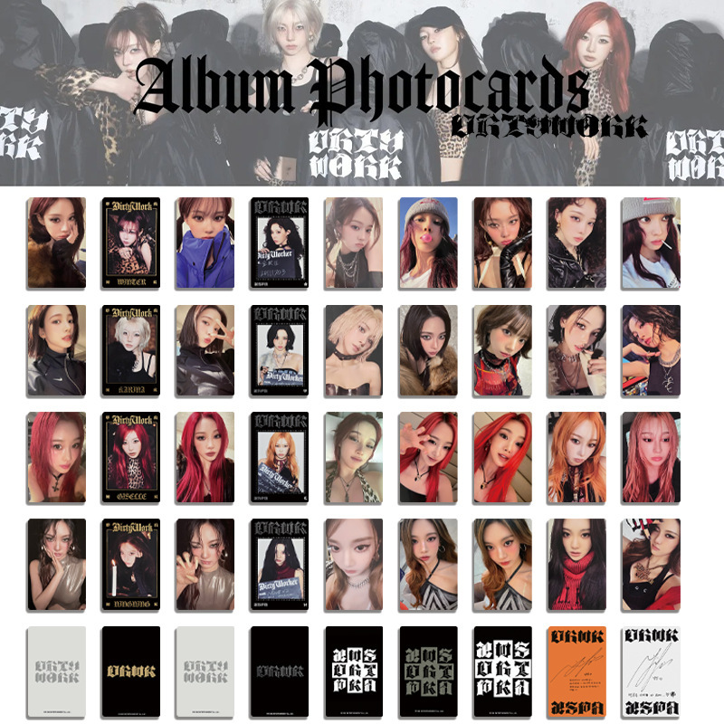 Aespa<dirty worker="">Zha Album Card Flash Card Bonus Card Lucky Card Ktown4U</dirty> Aespa<dirty worker="">Zha Album Card Flash Card Bonus Card Lucky Card Ktown4U</dirty>