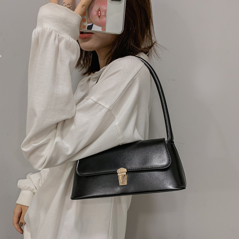 French Style Retro Shoulder Bag For Women Versatile Handbag_voghion.com