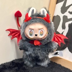 labubu拉布布娃衣服小恶魔套装高能三代装饰配件玩偶公仔着替换装