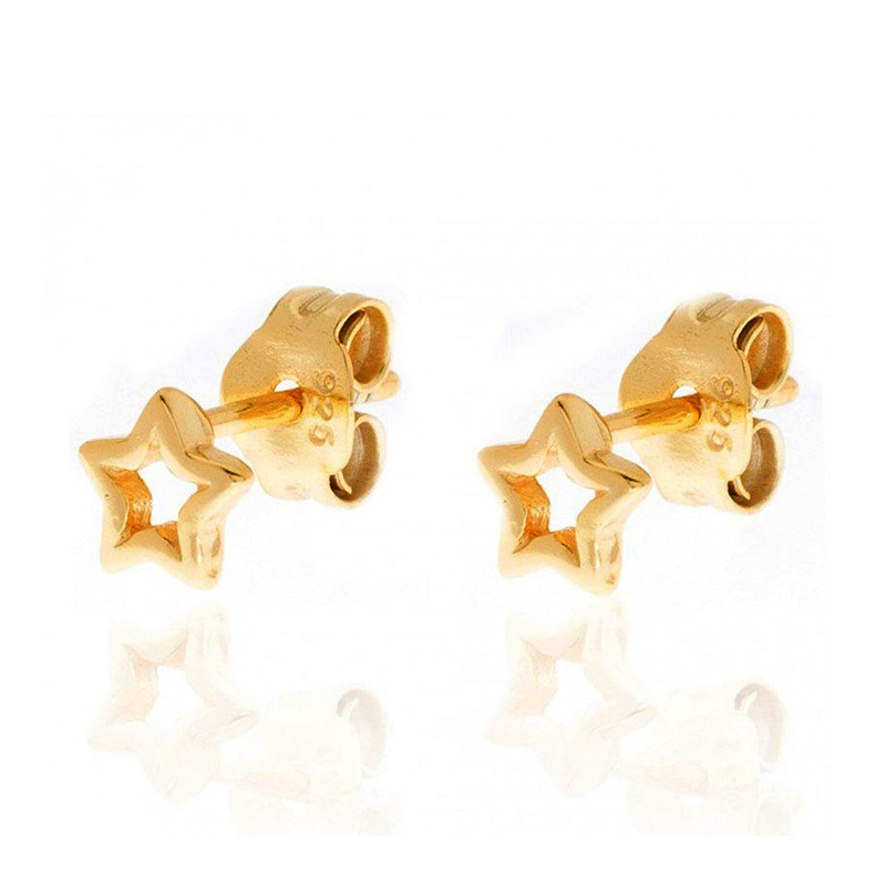 Hollow Star Stud Earrings Fashion Simple Personality Stud Earrings display picture 1