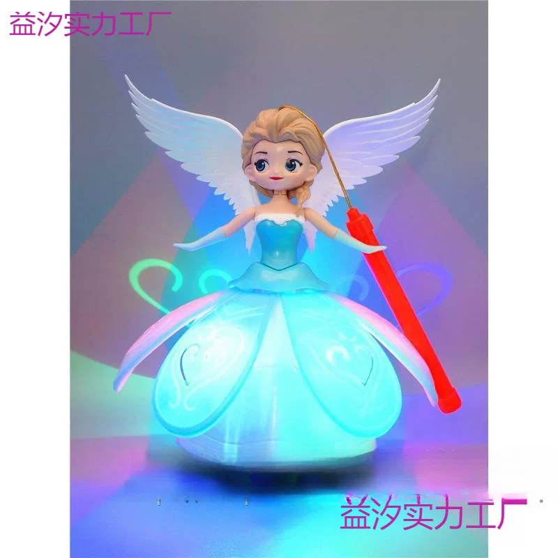 Handheld music cartoon flashlight for princess