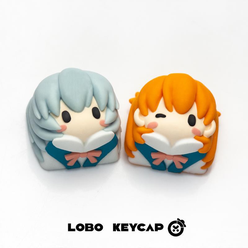 Neon Genesis Evangelion Asuka Ling Po Li Personalized Keycap Mechanical Keyboard Keycap Tile Keycap Esc