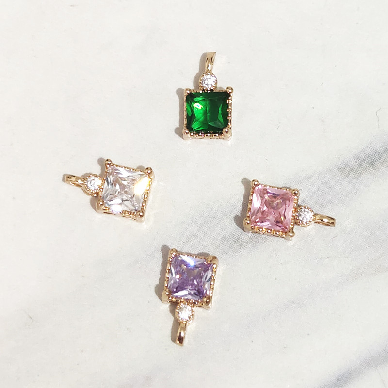 20 Piezas/Paquete Cobre Geométrico Accesorios De Joyería Colgante display picture 3