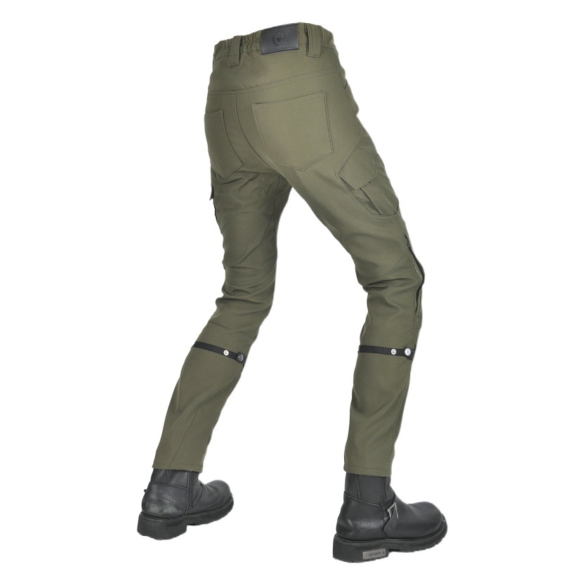 VOLERO motocicleta invierno pantalones de ciclismo resistentes a la caída impermeable de lana forrada gruesa a prueba de viento ejército verde ropa de trabajo pantalones de la motocicleta