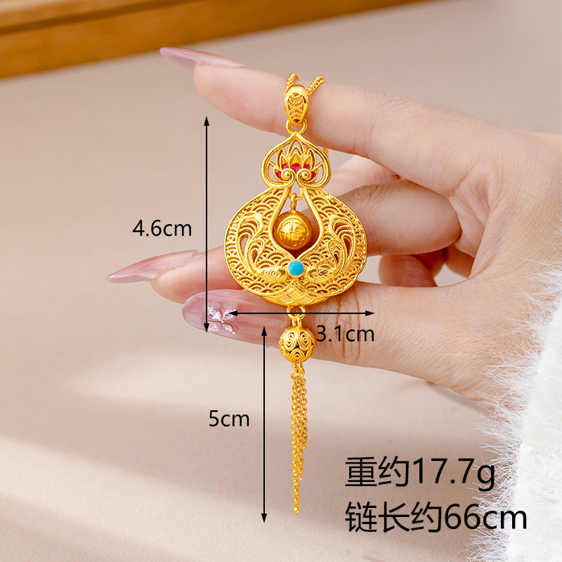 X4558 조롱박 목걸이 쇼파드 체인