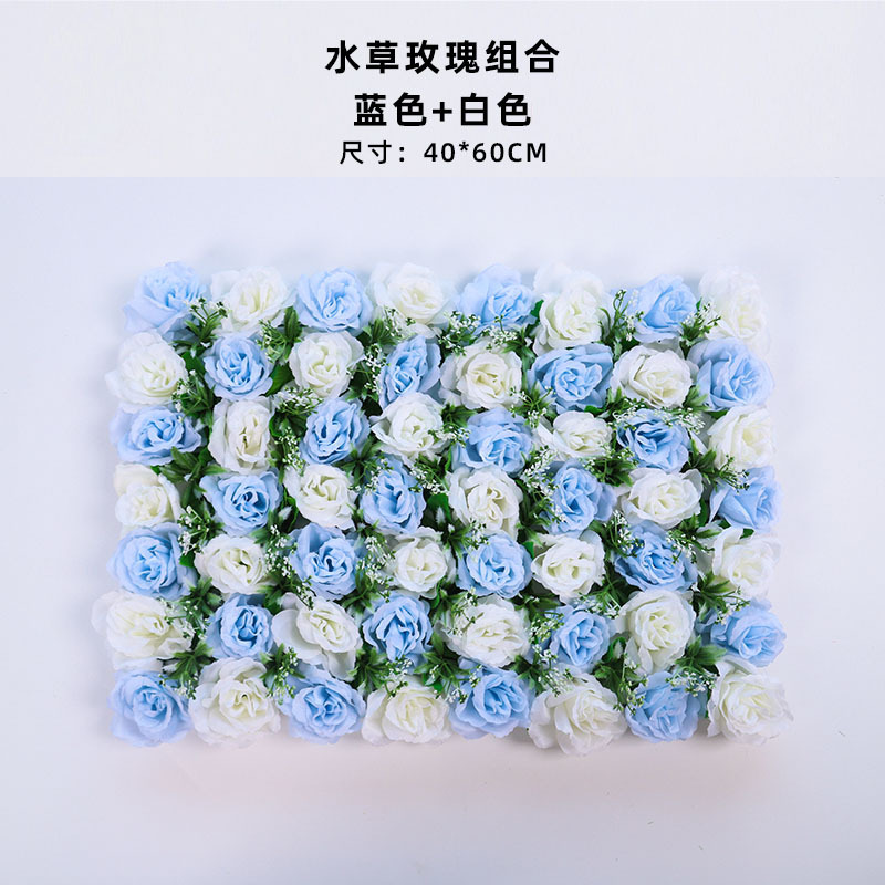 造花壁造花バラアジサイダリリ花立体背景壁窓造園結婚式結婚式装飾花列|undefined
