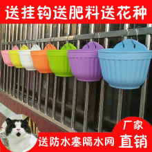 挂式悬挂吊兰吊篮塑料盆挂壁室内墙壁壁挂欧式厂厂一件批发亚马逊