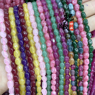 5-7mm�̭tɫ�Ƽtɫ�����S��ɢ��diy�Ʒ��Ҏ�tֱ���S��ʯ����