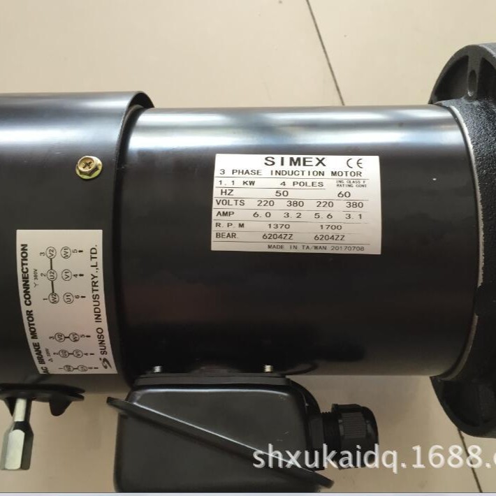 SIMEX电机 BT50换刀臂刹车电机 1.1KW 刀臂马达
