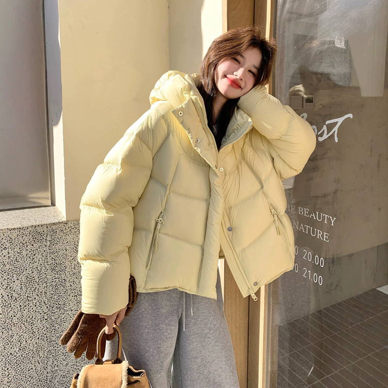 Cloud Puff 95% White Duck Down Down Jacket for Women, Winter 2026 New Model, Super Stylish Short Coat for Petite Women