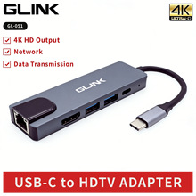 Type-C�DHDMI���һ�Uչ�] 4KͶ��+RJ45�W��+PD���+�pUSB