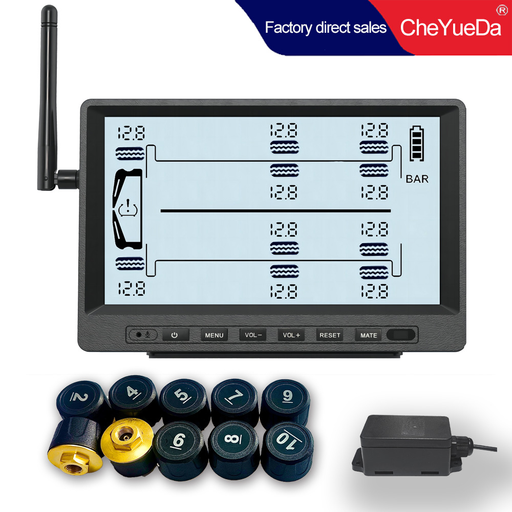 Cheyueda Truck 10-Wheel Truck External Tire Pressure Detection System Tire Pressure Monitor High Precision Large Quantity