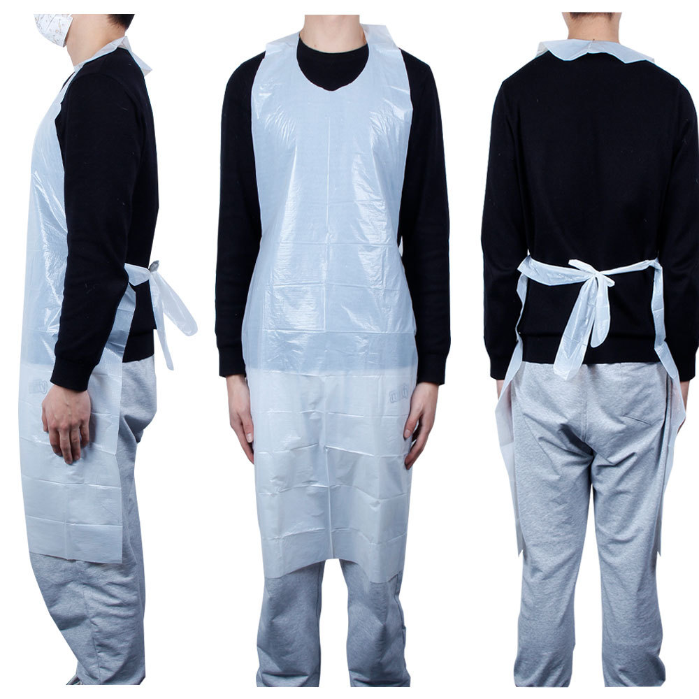 [Factory Direct Sales] Plastic apron Disposable LDPE apron April…