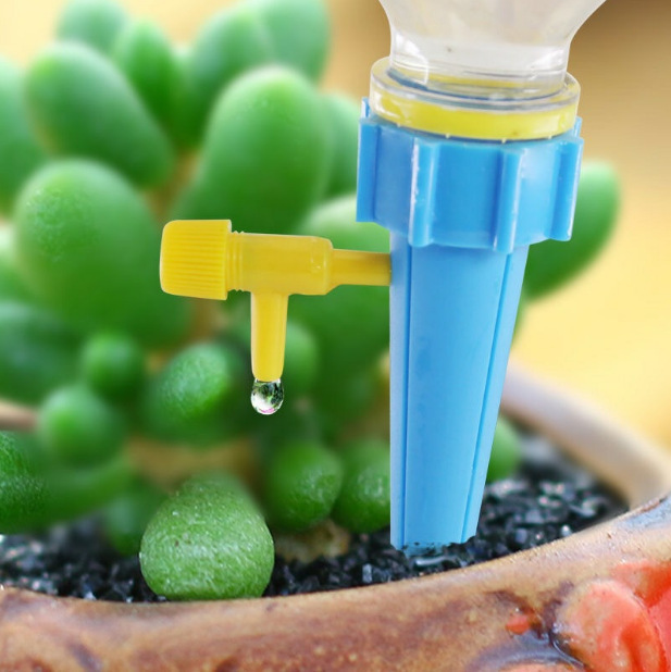 带开关控制阀门可调节水流渗水浇水器滴水神器滴灌懒人自动浇花器