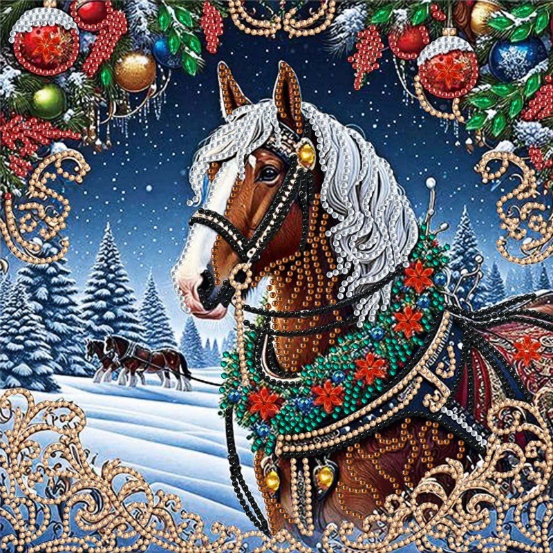 Pintura de Diamantes 5D con Forma Irregular de Princesa de Fantasía, Pintura de Diamantes DIY, Pintura de Diamantes con Puntos de Cristal, 30×30