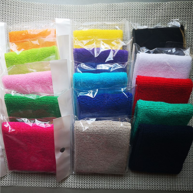 motion Wristband pure cotton Sweat band Wrist guard Promotion Supplies Bodybuilding run dance Ball motion protective clothing