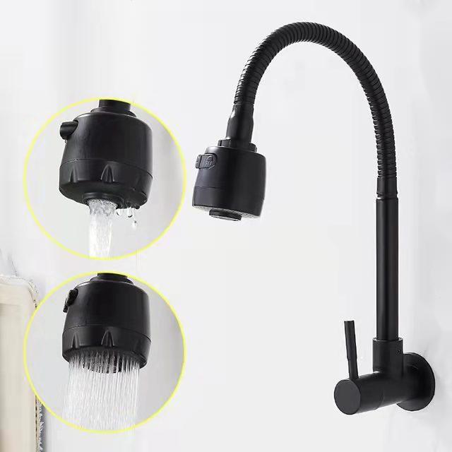 Grifo de Agua Fría para Cocina SUS304 Polipropileno Antisalpicaduras para Cocina