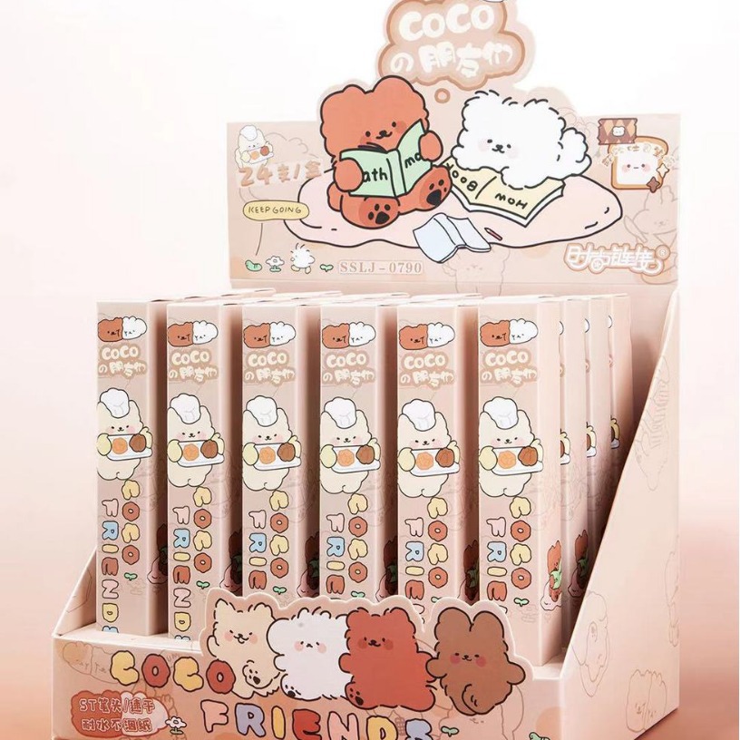 Bolígrafo de Moda SSLJ-0790 COCO, Caja Sorpresa, Bolígrafo Esponjoso para Estudiantes, Lindo Bolígrafo de Agarre Suave