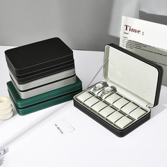 新しい PU 時計ジッパー収納袋複数の時計ボックス多機能家庭用時計ディスプレイ防塵収納ボックス