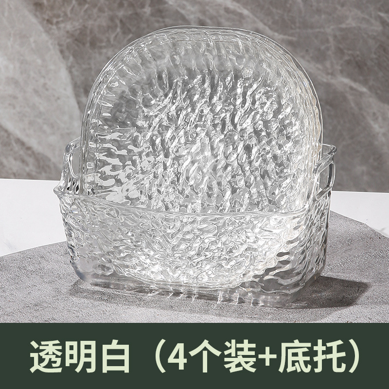 軽くて豪華なプラスチックの家庭用は骨の皿のテーブルのごみの骨の皿のおかずの皿を吐いて果物の間食の乾燥している果物の軽食の皿を詰めます。|undefined