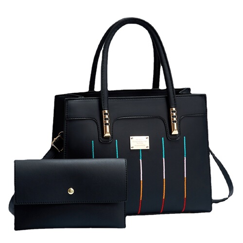 Cross-border foreign trade women's bag  new large bag European and American style handbag shoulder bag clutch two-piece set wholesale