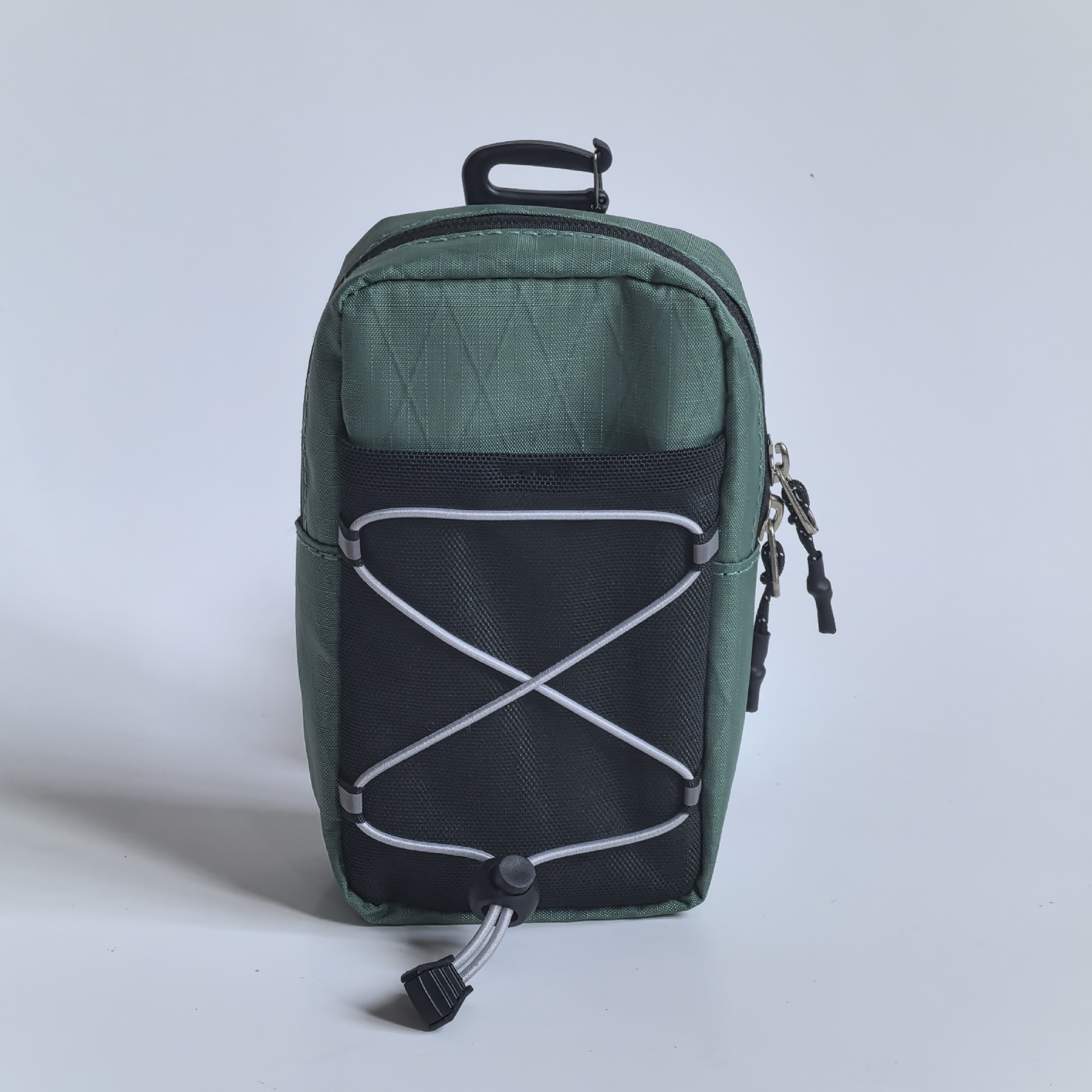 Mobile phone bag x-pac-green (gray rope)