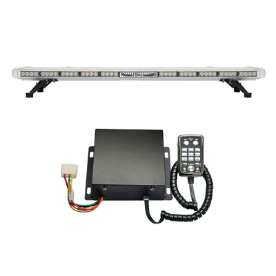 High-power LED long-row warning strobe light electronic alarm siren high-pitched speaker 1.4m strobe light 8400-4H