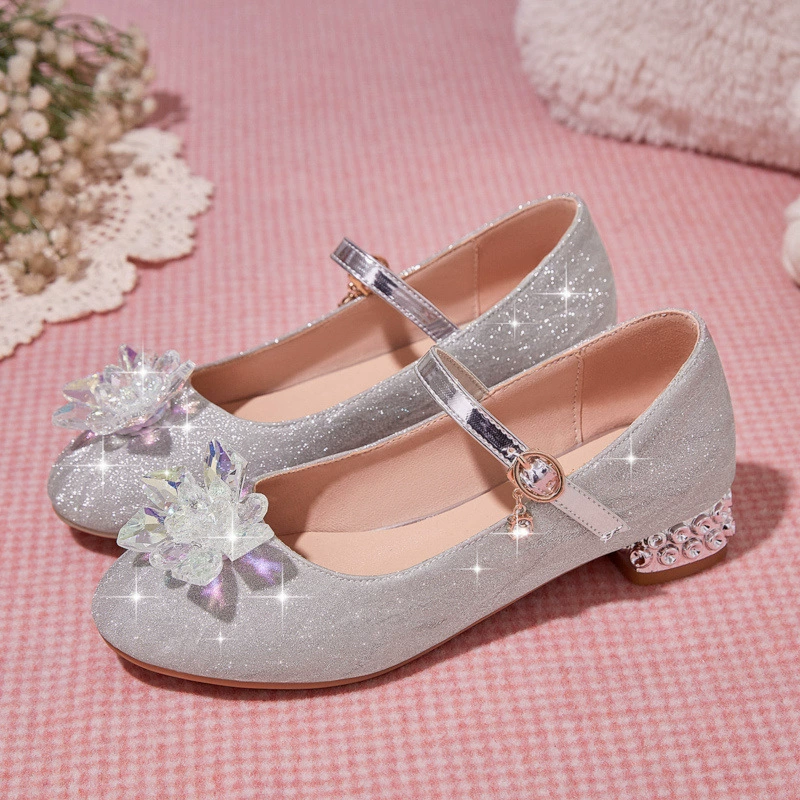 26 -- 39 новые хрустальные туфли на высоком каблуке